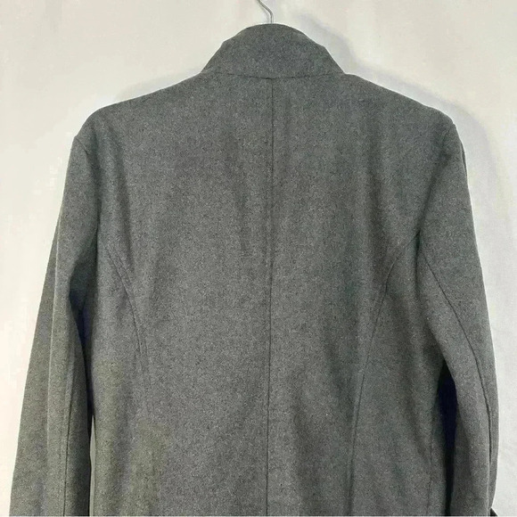 NWT Coat Jacket Button Up Front Pockets Snap Button Collar Womens Size XL Gray - Picture 10 of 15